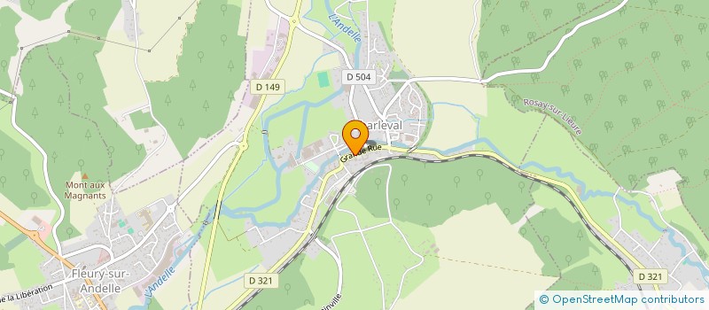 localisation de l'entreprise MATERIEL MEDICAL DE CHARLEVAL  CHARLEVAL