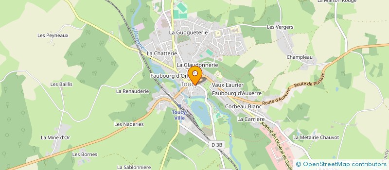 localisation de l'entreprise MATERIEL MEDICAL DE LA PUISAYE à TOUCY