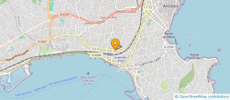 localisation de l'entreprise MATERIEL MEDICAL DE LA REGENCE  ANTIBES