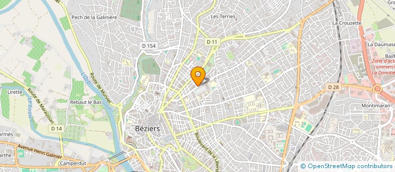 localisation de l'entreprise MATERIEL MEDICAL DU CHAMP DE MARS  BEZIERS