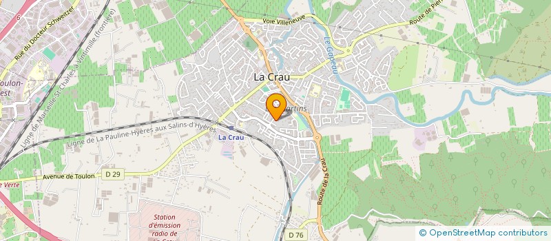 localisation de l'entreprise MATERIEL MEDICAL DU LITTORAL  LA CRAU