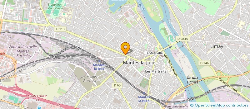 localisation de l'entreprise MATERIEL MEDICAL DU MANTOIS  MANTES-LA-JOLIE