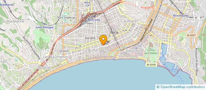 localisation de l'entreprise MATERIEL MEDICAL GRIMALDI à NICE