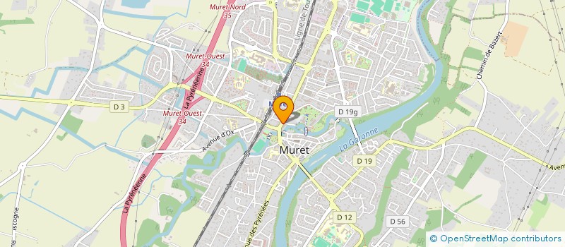 localisation de l'entreprise MATERIEL MEDICAL MURET à MURET
