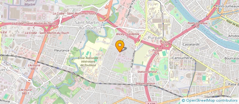 localisation de l'entreprise MATERIEL MEDICAL SERVICE  TOULOUSE