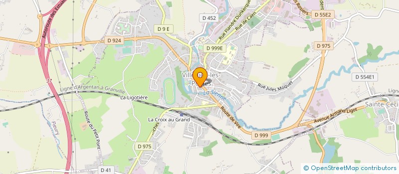localisation de l'entreprise MATERIEL MEDICAL SERVICES à VILLEDIEU-LES-POELES-ROUFFIGNY