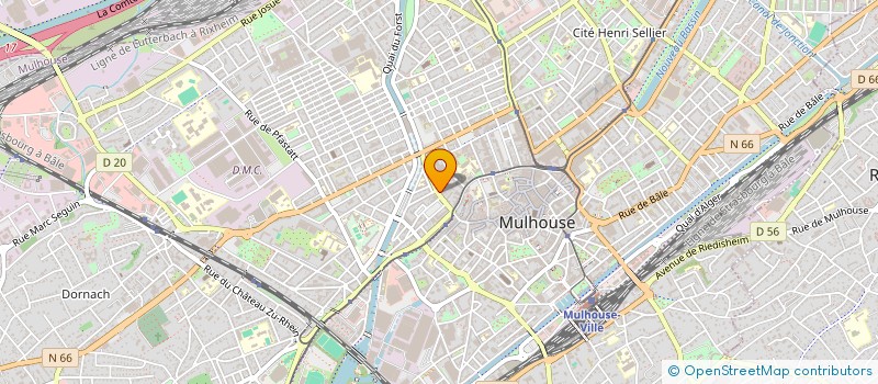 localisation de l'entreprise MATERIEL ORTHOPEDIE DU MARCHE à MULHOUSE
