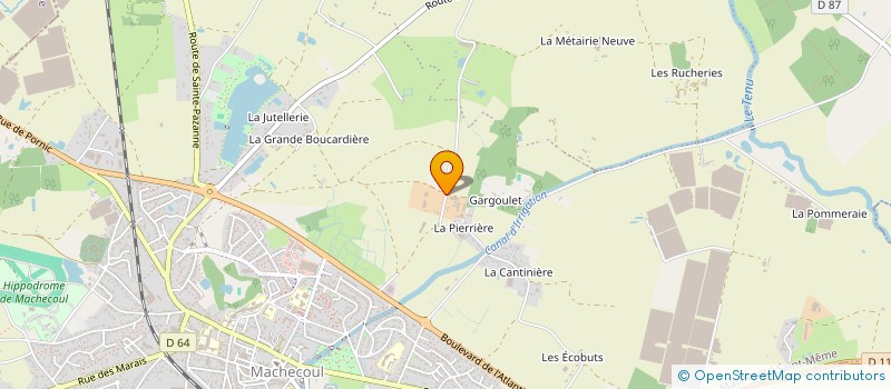 localisation de l'entreprise MATERIEL POUR INDUSTRIE ET AGRICULTURE à MACHECOUL-SAINT-MEME