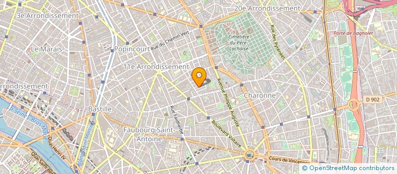 localisation de l'entreprise MATERIEL TECHNIQ CHAUFFAGE CLIMATISATION à PARIS