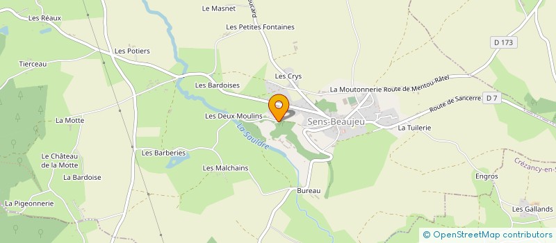 localisation de l'entreprise MATERIEL TECHNIQUE D'ECLAIRAGE ET ELECTRIQUE  SENS-BEAUJEU