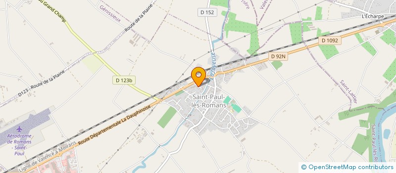 localisation de l'entreprise MATERIEL TRAVAUX BATIMENT SARL  SAINT-PAUL-LES-ROMANS