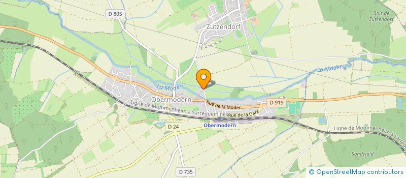 localisation de l'entreprise MATERIEL TRAVAUX PUBLICS BURCKEL à OBERMODERN-ZUTZENDORF