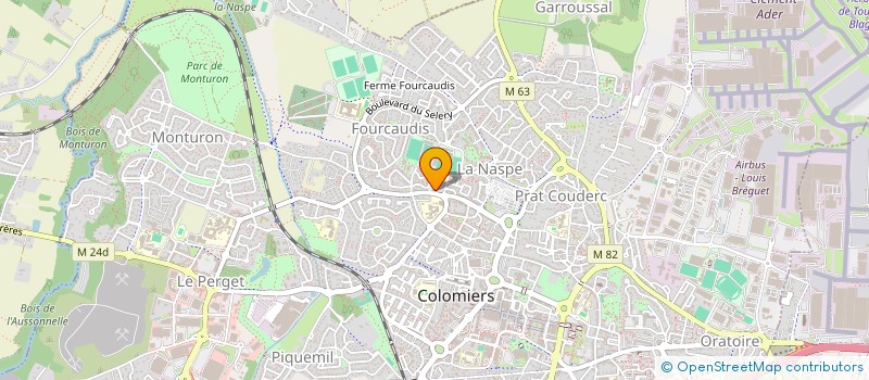 localisation de l'entreprise MATERIELS ET MATERIAUX POUR LE DEVELOPPEMENT DURABLE à COLOMIERS