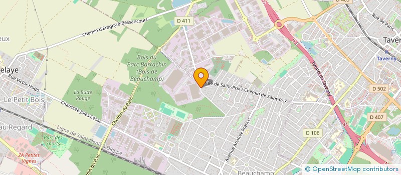 localisation de l'entreprise MATERIELS ET PROMOTIONS SERVICE  BEAUCHAMP