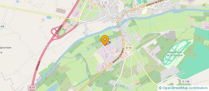 localisation de l'entreprise MATERIELS ET SERVICES DES METIERS DE BOUCHE  DURTAL