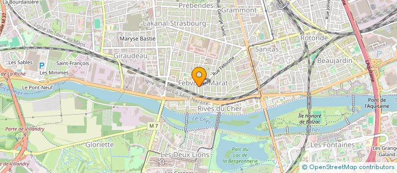 localisation de l'entreprise MATERIELS ET SERVICES HOSPITALIERS à TOURS