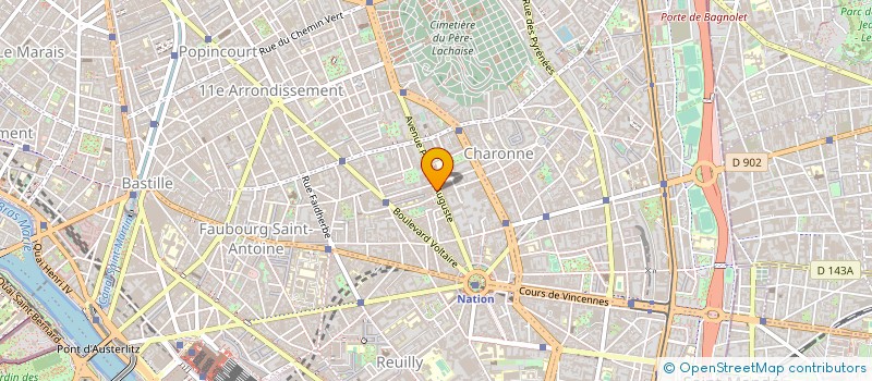 localisation de l'entreprise MATERIELS GRAPHIQUES & TECHNIQUES  PARIS