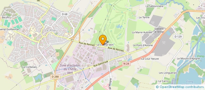 localisation de l'entreprise MATERIELS INDUSTRIELS POUR LA COUTURE à LE RHEU