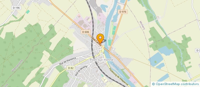 localisation de l'entreprise MATERIELS LOISIRS ET JARDINS à PONT-SUR-YONNE