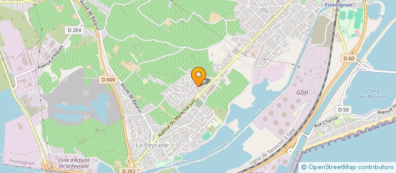 localisation de l'entreprise MATERIELS OCCASIONS DU SUD (MATOS) à FRONTIGNAN