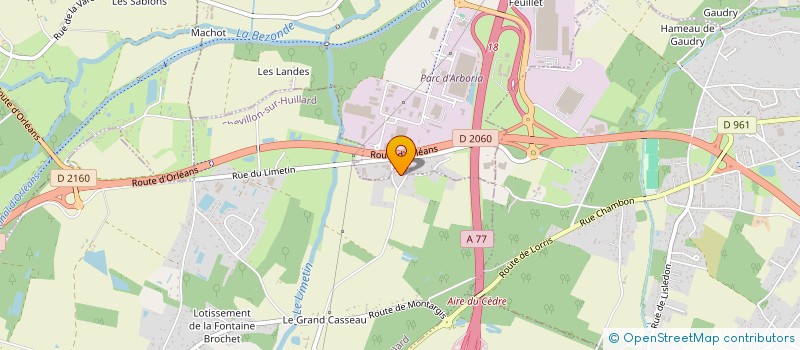 localisation de l'entreprise MATERIELS PROFESSIONNELS D'OCCASION à VENNECY