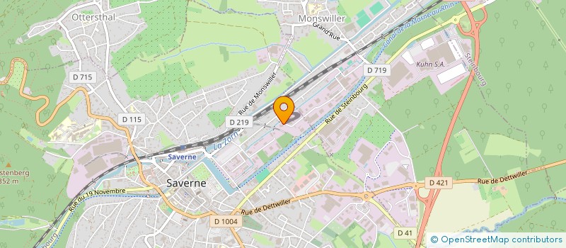 localisation de l'entreprise MATERIELS TRAVAUX SERVICES ENVIRONNEMENT à SAVERNE