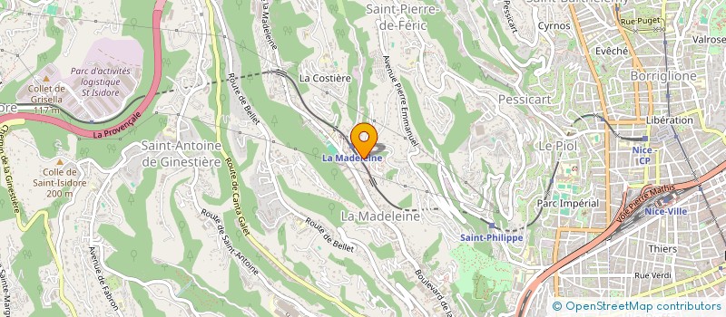 localisation de l'entreprise MATERNAITRE à NICE