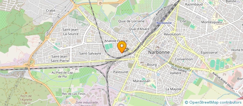 localisation de l'entreprise MATERNATIVE  NARBONNE