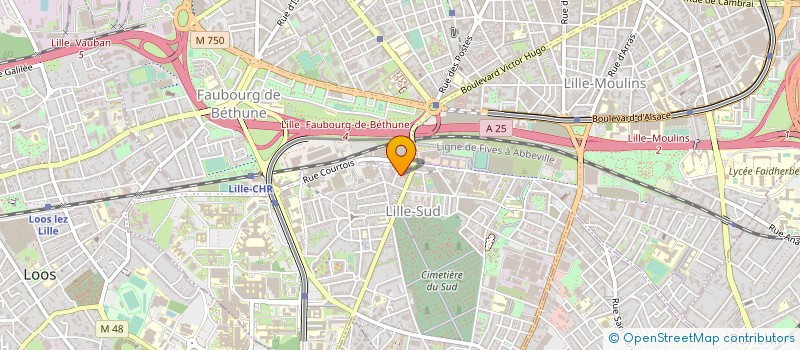 localisation de l'entreprise MATERNATURE à LILLE