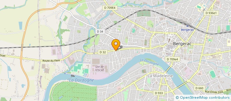 localisation de l'entreprise MATERNELLE DU PONT ROUX à BERGERAC