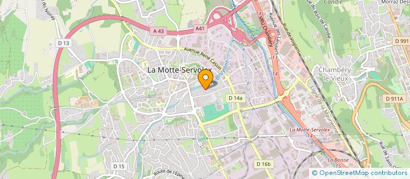 localisation de l'entreprise MATERNELLE LA MOTTE à LA MOTTE-SERVOLEX