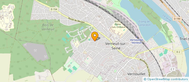 localisation de l'entreprise MATERNELLE SPORTIVE DE VERNEUIL SEINE  VERNEUIL-SUR-SEINE