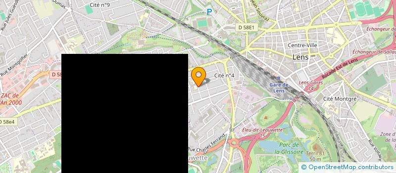 localisation de l'entreprise MATERNELLE VOLTAIRE DITE ' MATVOLT '  LENS