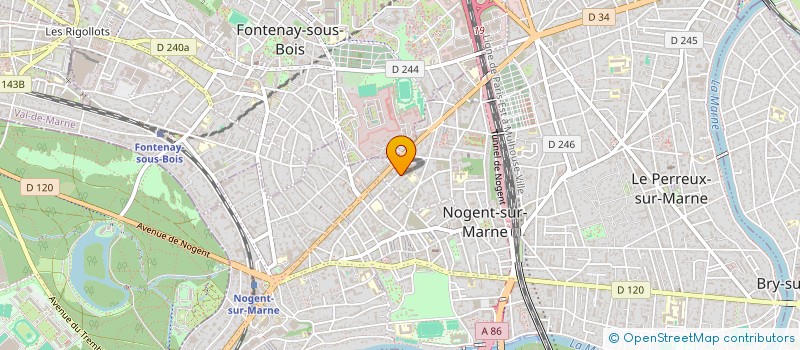 localisation de l'entreprise MATERNESCENCE à NOGENT-SUR-MARNE