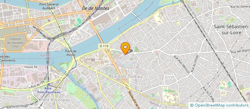 localisation de l'entreprise MATERNITE LIBERTE à SAINT-SEBASTIEN-SUR-LOIRE