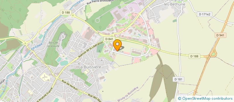 localisation de l'entreprise MATERNITE PLUS à BRUAY-LA-BUISSIERE