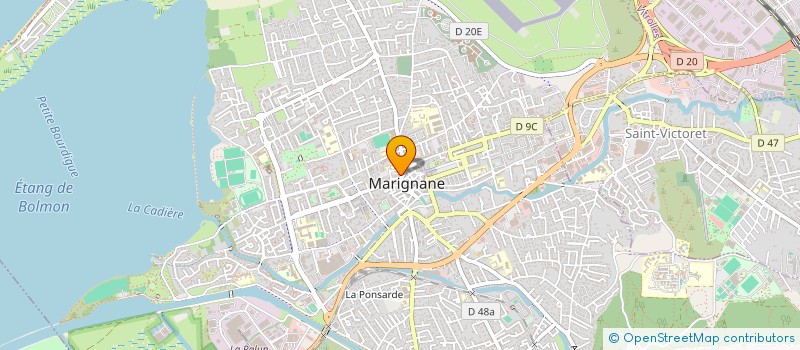 localisation de l'entreprise MATES  MARIGNANE