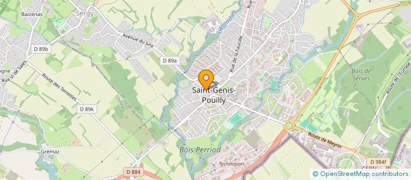 localisation de l'entreprise MATESA à SAINT-GENIS-POUILLY