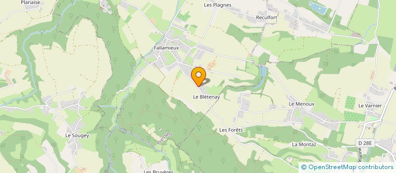 localisation de l'entreprise MATESO  PRESSINS