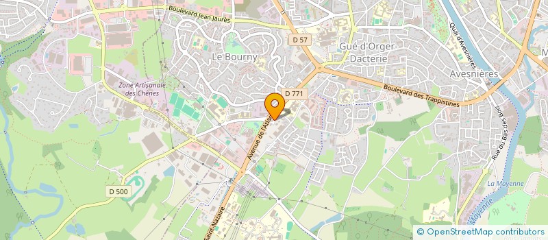 localisation de l'entreprise MATESS FINANCES à LAVAL