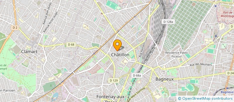 localisation de l'entreprise MATESSE SARL à CHATILLON