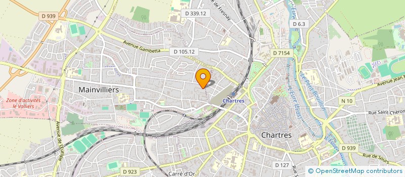 localisation de l'entreprise MATETA BAT à MAINVILLIERS