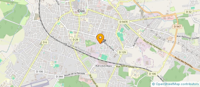 localisation de l'entreprise MATEU à DAX