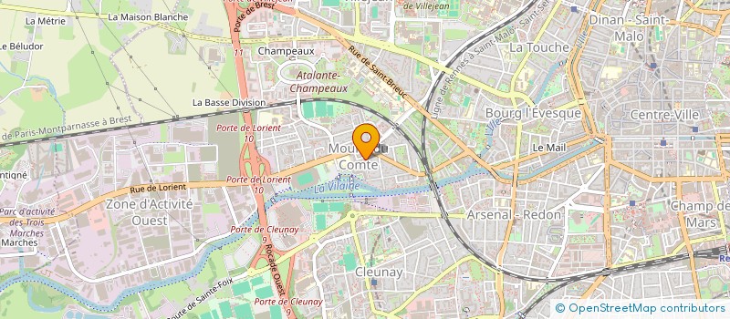 localisation de l'entreprise MATEUS  RENNES