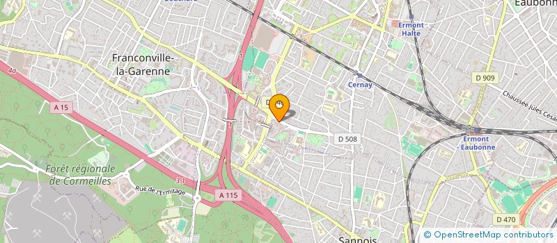 localisation de l'entreprise MATEUS  ERMONT