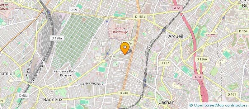 localisation de l'entreprise MATEVA à BAGNEUX