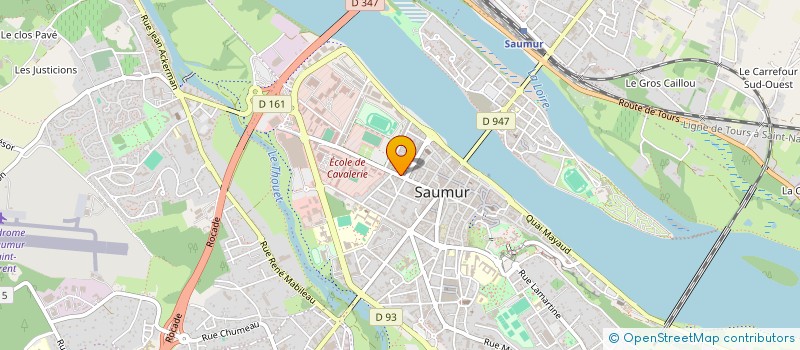 localisation de l'entreprise MATEVA  SAUMUR