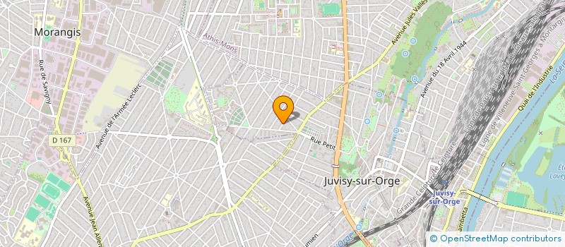 localisation de l'entreprise MATEVA  JUVISY-SUR-ORGE