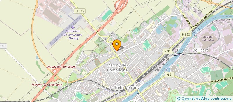 localisation de l'entreprise MATEVA  MARGNY-LES-COMPIEGNE