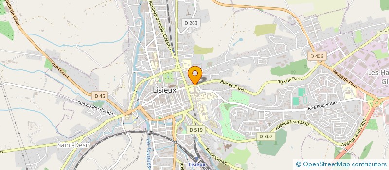 localisation de l'entreprise MATEVA à LISIEUX